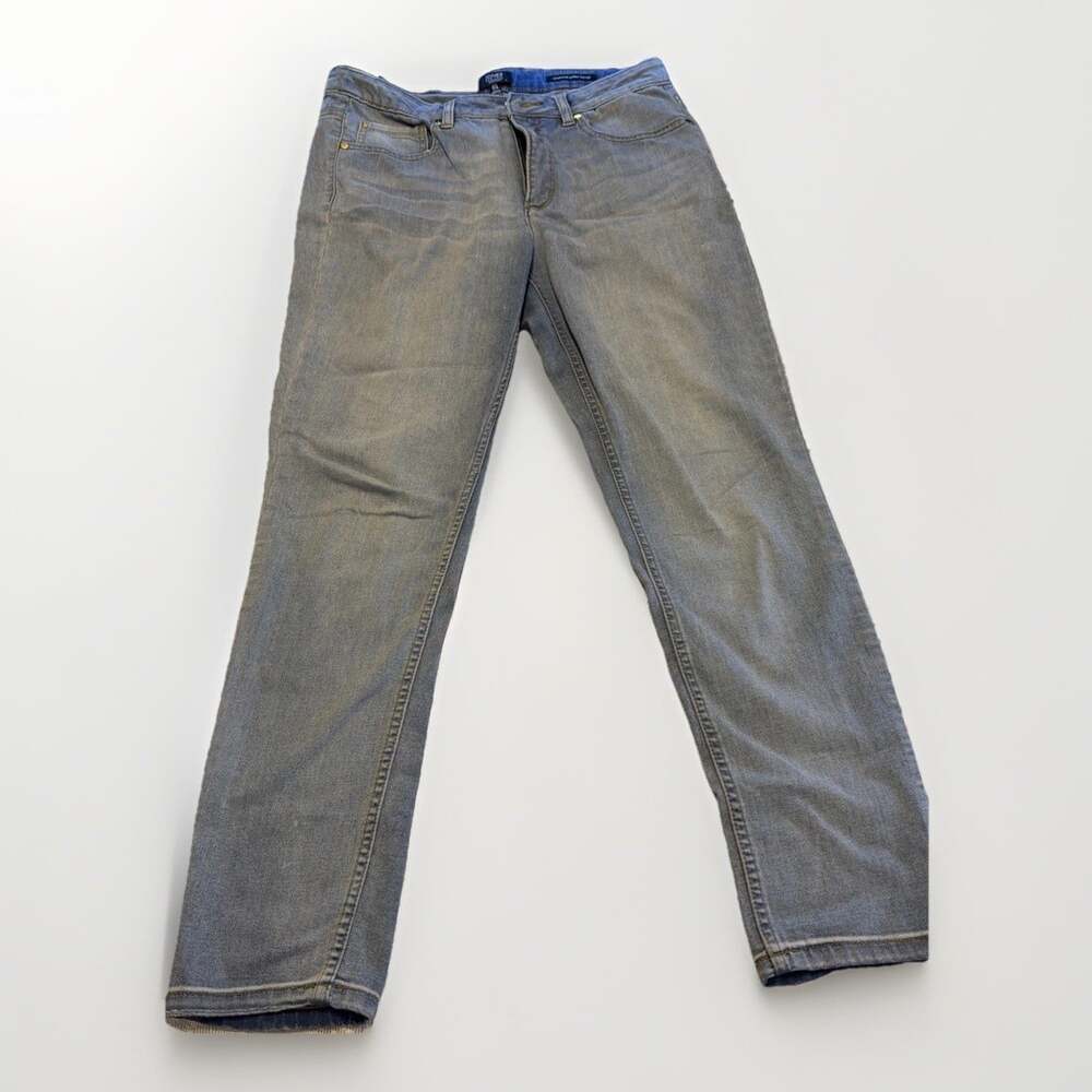 Jones New York Jeans Womens 10 Lexington Skinny Stretch Denim Beach W30/L27.5